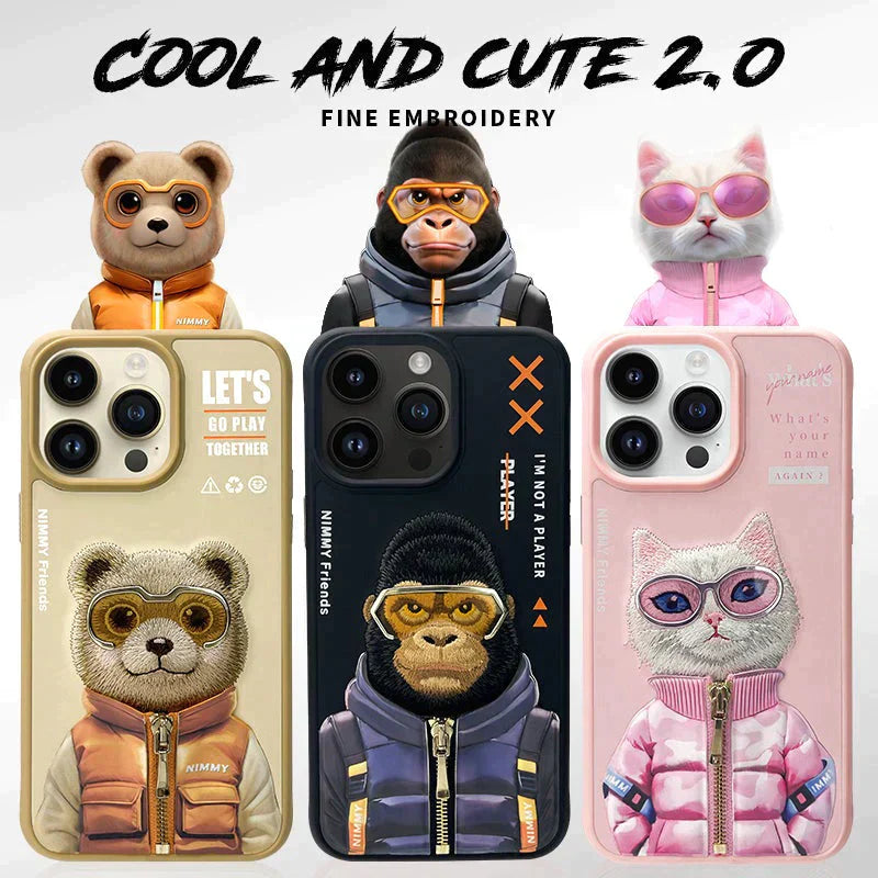 Nimmy Cool And Cute 2.0 IPhone 15 Series Mobile Phone Cases/ PINK - mobilecasez