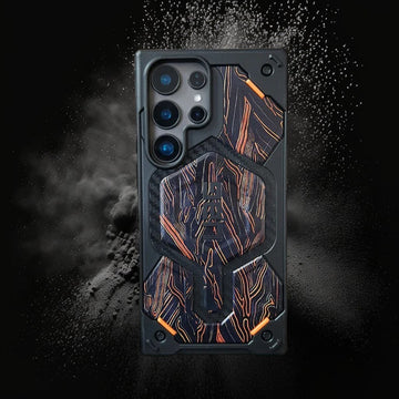 Urban Armor Gear UAG SAMSUNG S24 Case, Monarch Pro Mag-Safe Compatible, Premium Rugged Protective Case/Cover Designed for SAMSUNG S24 (Military Drop Tested) - ink Blue