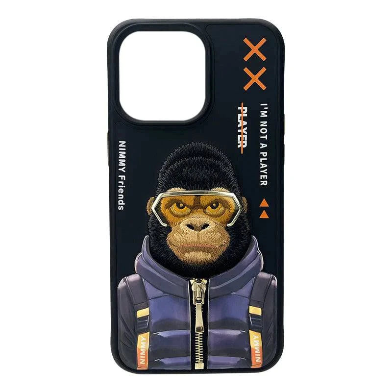 Nimmy Cool And Cute 2.0 IPhone 14 Pro Max Series Mobile Phone Cases/ BLACK GORILLA - mobilecasez