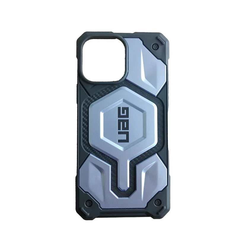 Urban Armor Gear UAG iPhone 15 Plus UAG Case, Monarch Pro Mag-Safe Compatible, Slim Fit Rugged Protective Case/Cover Designed for iPhone 15 Plus (6.1-Inch) (2023), Wireless Charging Compatible - Sky Blue