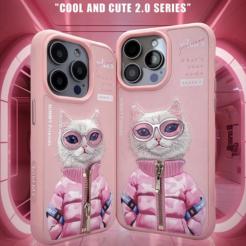 Nimmy Cool And Cute 2.0 IPhone 14 Pro Series Mobile Phone Cases/ PINK - mobilecasez