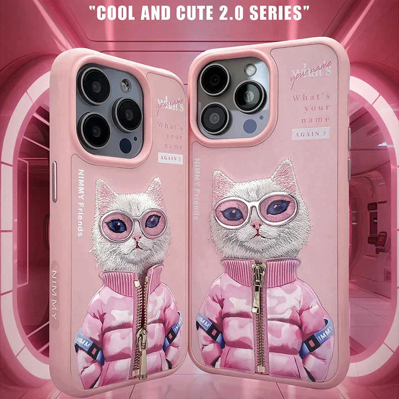 Nimmy Cool And Cute 2.0 IPhone 15 Series Mobile Phone Cases/ PINK - mobilecasez