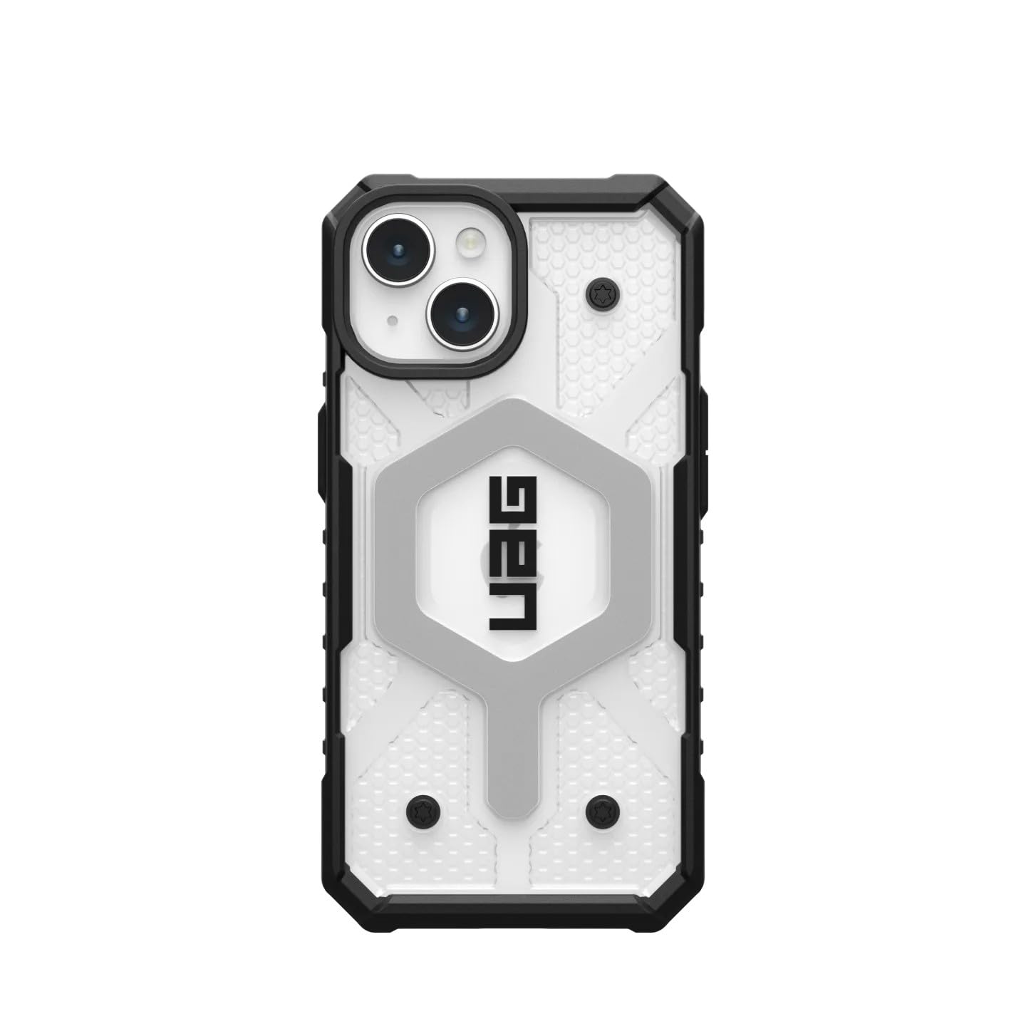 Urban Armor Gear TPU+PC Uag Iphone 15 Plus Case, Pathfinder Mag-Safe Compatible, Slim Fit Rugged Protective Case/Cover Designed For iPhone 14 Plus / 15 Plus (6.7-Inch) (2023) (Military Drop Tested) - Ice - mobilecasez