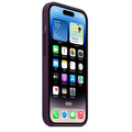 iPhone 13 Pro Leather Case, Compatible with MagSafe, Premium Tumbled Leather, Metal Buttons, Slim Fit&Durable, Distinctive Texture Cover Purple - mobilecasez