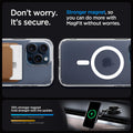 Spigen Ultra Hybrid Magfit Back Cover Case Compatible with iPhone 16 (TPU + Poly Carbonate | Frost Clear) - mobilecasez