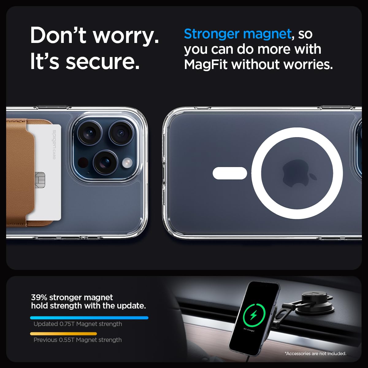 Spigen Ultra Hybrid Magfit Back Cover Case Compatible with iPhone 16 (TPU + Poly Carbonate | Frost Clear) - mobilecasez