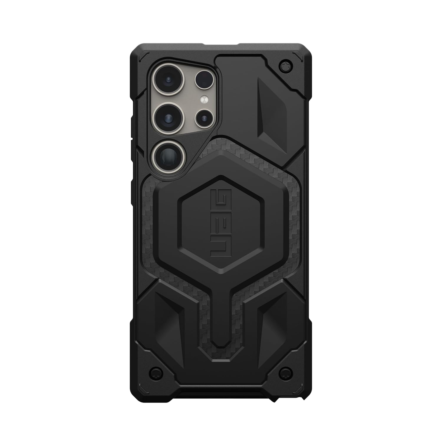 Urban Armor Gear Thermoplastic Polyurethane Monarch Pro Rugged Heavy Duty Shockproof Protective Case/Cover Designed For Galaxy S25 Ultra 5G (6.8-Inch) UAG Case 2023,Magnetic Charging Compatible - Black - mobilecasez