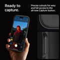 Spigen Ultra Hybrid Back Cover Case Compatible with iPhone 14 (TPU + Poly Carbonate | Matte Black) - mobilecasez