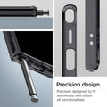 Spigen Ultra Hybrid Back Cover Case Compatible With Galaxy S24 (Tpu + Poly Carbonate | Zero One), Black - mobilecasez