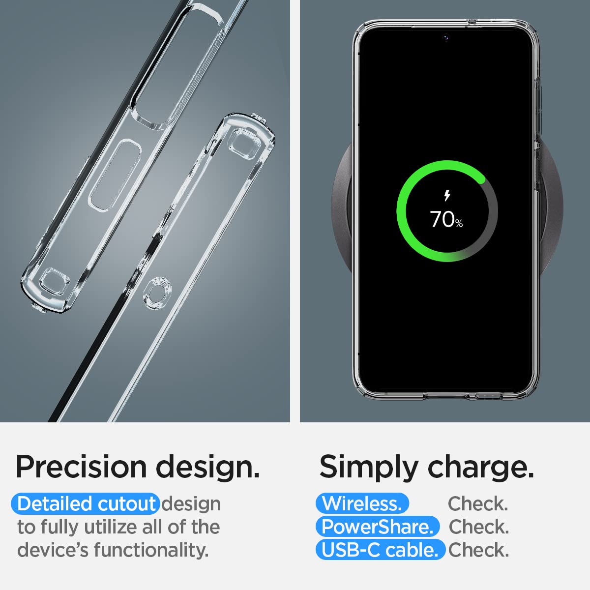 Spigen Ultra Hybrid Back Cover Case for Samsung Galaxy S23 (Poly Carbonate + TPU | Crystal Clear) - mobilecasez