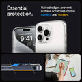 Spigen Ultra Hybrid Back Cover Case Compatible with iPhone 16 (TPU + Poly Carbonate | Crystal Clear) - mobilecasez