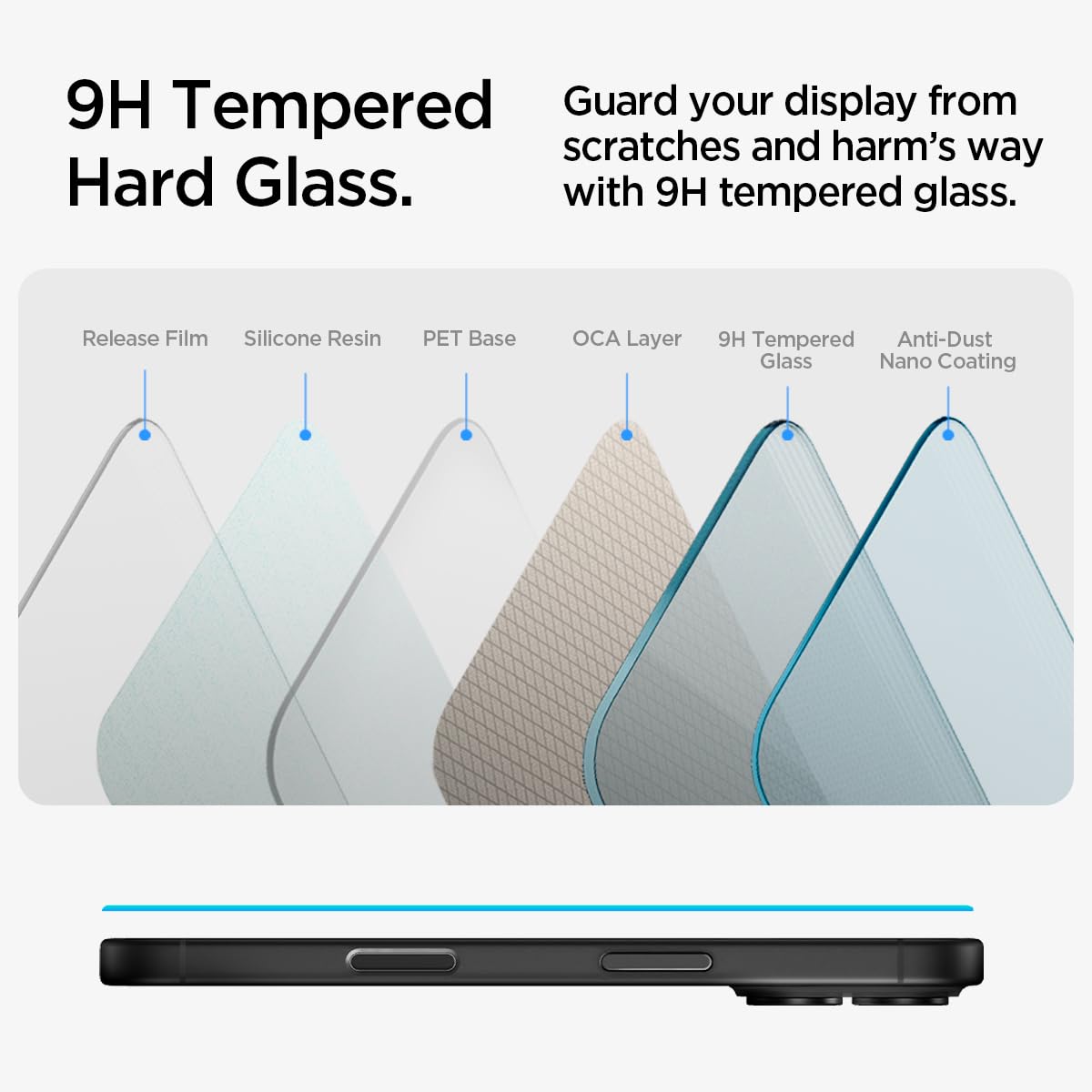 Spigen EZ Fit Tempered Glass Screen Protector Guard for iPhone 13 Pro (2 Pack) - mobilecasez