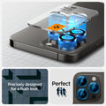 Spigen EZ Fit Optik Pro Tempered Glass Camera Lens Protector Guard for iPhone 15 Pro Max (Black) - 1 Pack - mobilecasez