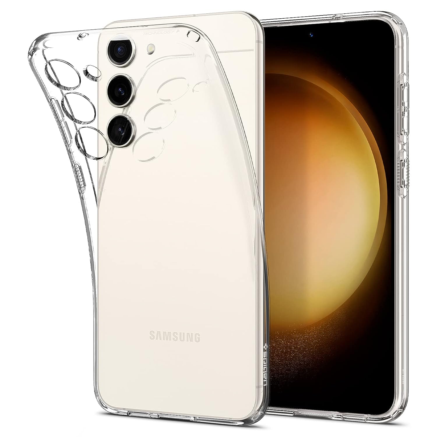 Spigen Ultra Hybrid Back Cover Case for Samsung Galaxy S23 (Poly Carbonate + TPU | Crystal Clear) - mobilecasez