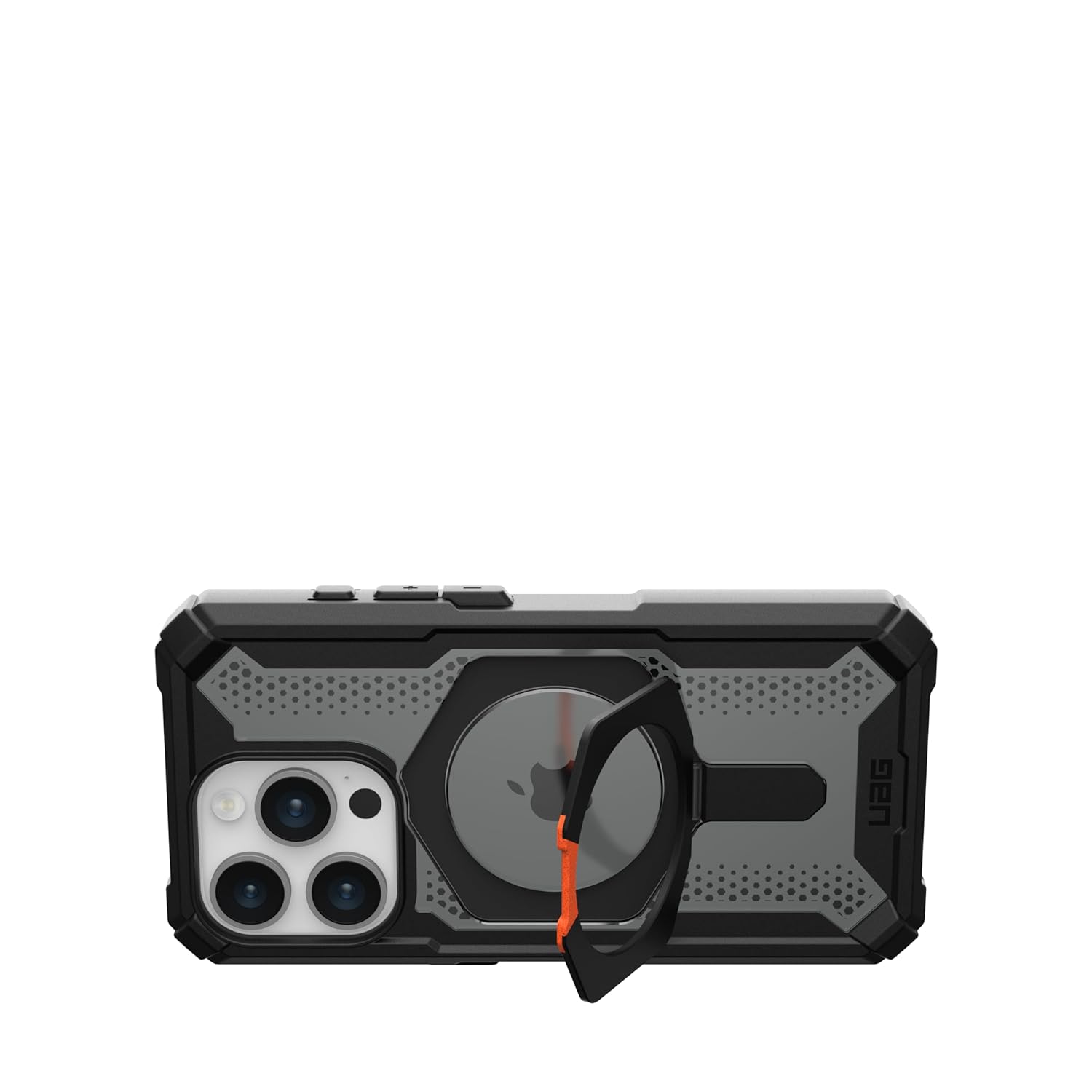 Urban Armor Gear Thermoplastic Polyurethane Plasma Xte Mag-Safe Compatible,Rugged Lightweight Slim Shockproof Protective Case/Cover Designed For iPhone 14 Pro Max (6.1-Inch) UAG Case (2023) - Black/Orange - mobilecasez