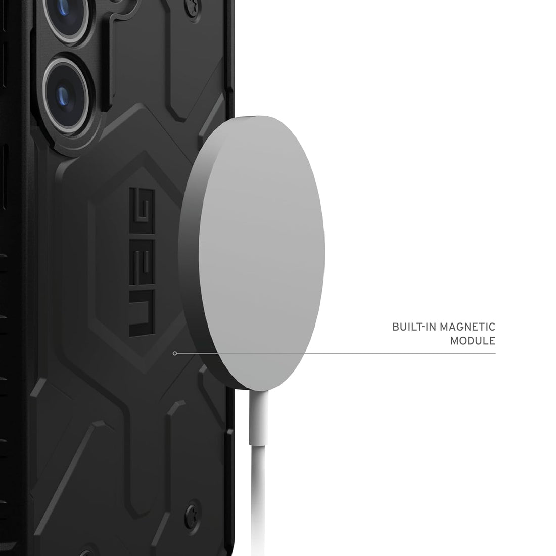 Urban Armor Gear UAG Galaxy S24 Case, Pathfinder Rugged Shockproof Protective Case/Cover Designed for Galaxy S24 /Galaxy S24 5G (6.2-inch) 2024, Magnetic Charging Compatible -Black - mobilecasez