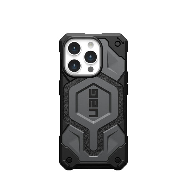 Urban Armor Gear UAG iPhone 13 Pro Max Case, Monarch Pro Mag-Safe Compatible, Slim Fit Rugged Protective Case/Cover Designed for iPhone 13 Pro Max (6.7-Inch) (2023), Wireless Charging Compatible - Silver - mobilecasez