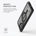 Urban Armor Gear UAG Galaxy S25 Case, Plasma Clear Rugged Featherlight Shockproof Protective Case/Cover Designed for Galaxy S25 5G (6.8-inch) 2024, Magnetic Charging Compatible - Ice - mobilecasez