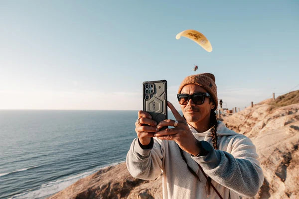 Urban Armor Gear Thermoplastic Polyurethane Monarch Pro Rugged Heavy Duty Shockproof Protective Case/Cover Designed For Galaxy S23 Ultra 5G (6.8-Inch) UAG Case 2023,Magnetic Charging Compatible - Grey - mobilecasez