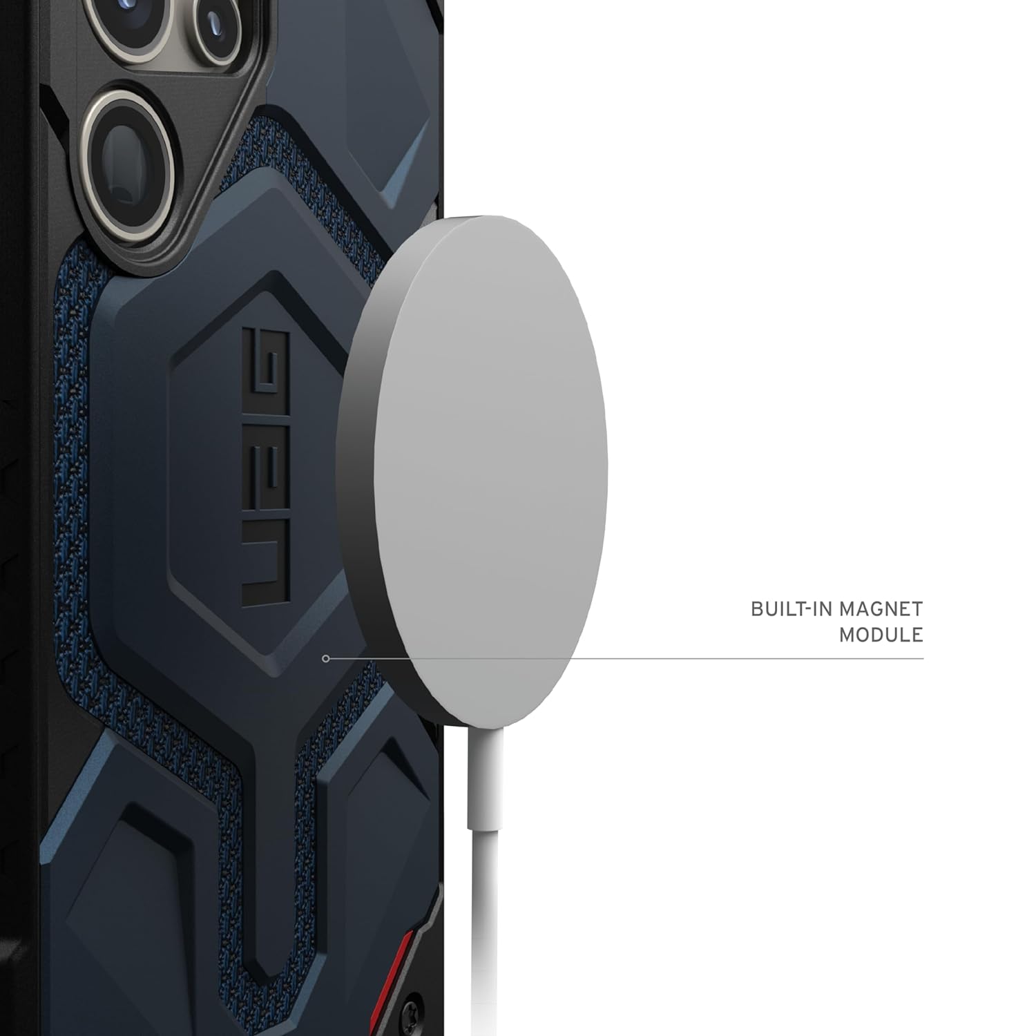 Urban Armor Gear Thermoplastic Polyurethane Monarch Pro Rugged Heavy Duty Shockproof Protective Case/Cover Designed For Galaxy S25 Ultra 5G (6.8-Inch) UAG Case 2023,Magnetic Charging Compatible - Blue - mobilecasez