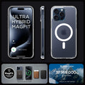 Spigen Ultra Hybrid Magfit Back Cover Case Compatible with iPhone 16 (TPU + Poly Carbonate | Frost Clear) - mobilecasez