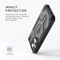 Urban Armor Gear UAG iPhone 13 Pro Max Case, Monarch Pro Mag-Safe Compatible, Slim Fit Rugged Protective Case/Cover Designed for iPhone 13 Pro Max (6.7-Inch) (2023), Wireless Charging Compatible - Silver - mobilecasez