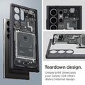 Spigen Ultra Hybrid Back Cover Case Compatible With Galaxy S24 (Tpu + Poly Carbonate | Zero One), Black - mobilecasez