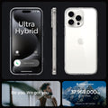 Spigen Ultra Hybrid Back Cover Case Compatible with iPhone 16 (TPU + Poly Carbonate | Crystal Clear) - mobilecasez