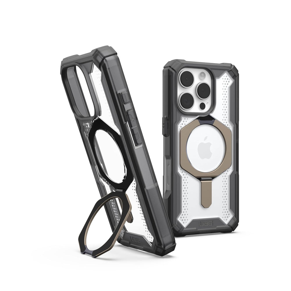 Urban Armor Gear UAG iPhone 15 Pro Max Case, Plasma XTE Mag-Safe Compatible, Rugged Lightweight Slim Shockproof Protective Case/Cover Designed for iPhone 15 Pro Max (2024) - Ash/Titanium