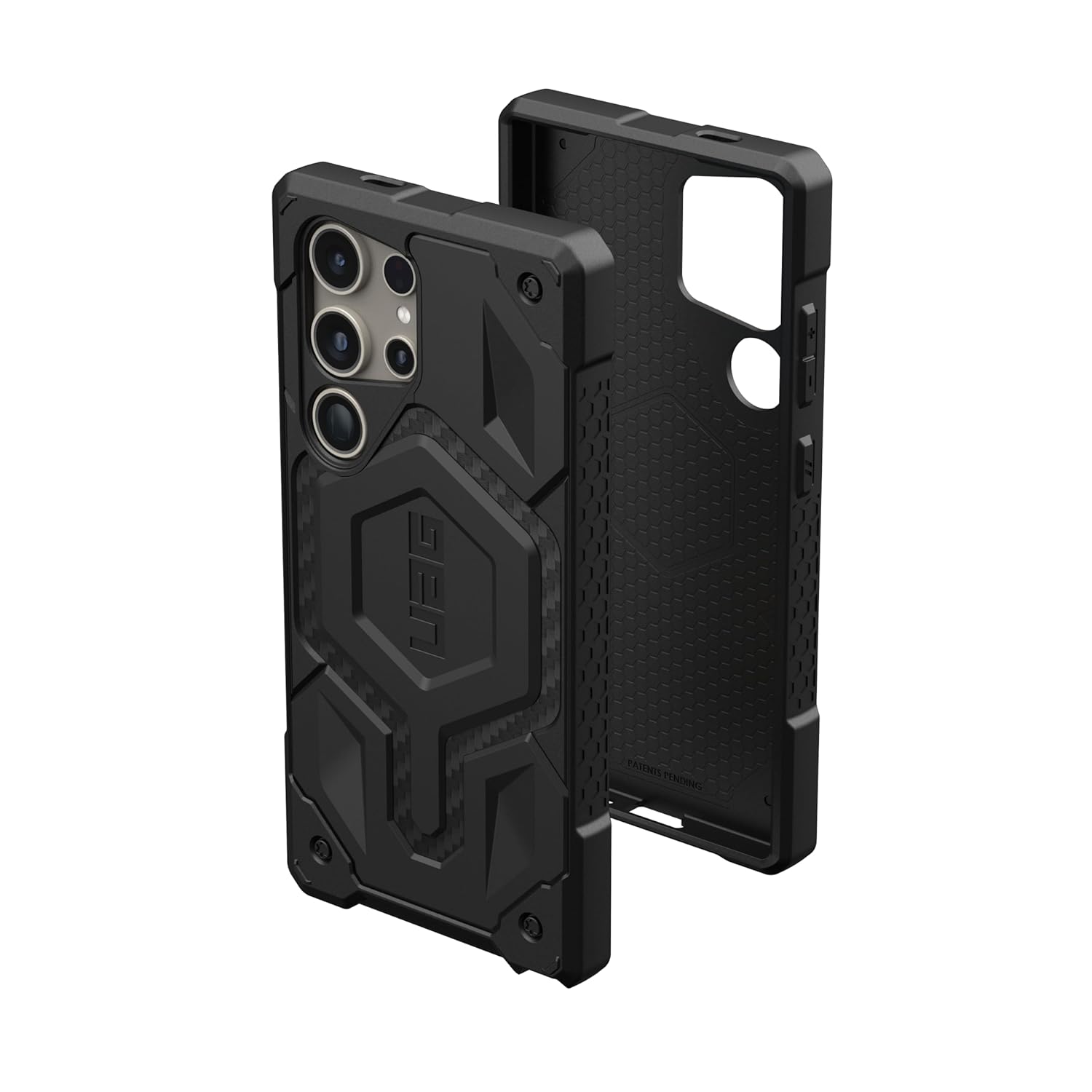 Urban Armor Gear Thermoplastic Polyurethane Monarch Pro Rugged Heavy Duty Shockproof Protective Case/Cover Designed For Galaxy S24 Ultra 5G (6.8-Inch) UAG Case 2023,Magnetic Charging Compatible - Silver - mobilecasez