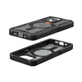 Urban Armor Gear Thermoplastic Polyurethane Plasma Xte Mag-Safe Compatible,Rugged Lightweight Slim Shockproof Protective Case/Cover Designed For iPhone 14 Pro Max (6.1-Inch) UAG Case (2023) - Black/Orange - mobilecasez