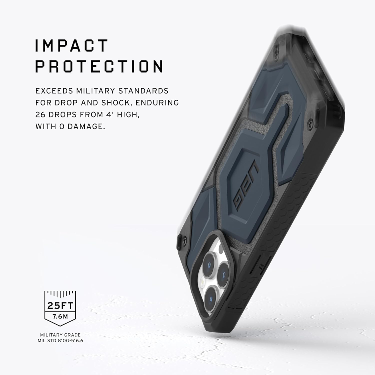 Urban Armor Gear UAG iPhone 13 Pro Case, Monarch Pro Mag-Safe Compatible, Slim Fit Rugged Protective Case/Cover Designed for iPhone 13 Pro (6.1-Inch) (2023), Wireless Charging Compatible - Mallard - mobilecasez