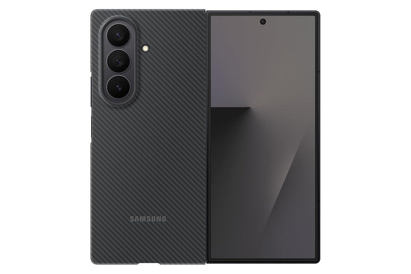 Samsung Galaxy Fold7 Carbon Shield Case, Black - mobileCasez