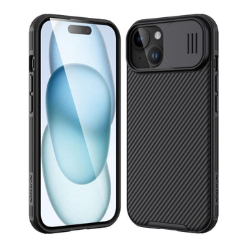 Nillkin Case for Apple iPhone 14 (6.1" Inch) CamShield Pro Camera Slider Double Layered Protection TPU + PC Black Color