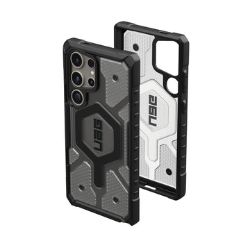 Urban Armor Gear UAG Galaxy S23 Ultra Case, Pathfinder Clear Rugged Featherlight Shockproof Protective Case/Cover Designed for Galaxy S23 Ultra 5G (6.8-inch) 2024, Magnetic Charging Compatible - Ice