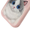 NIMMY Big Eyes Series with Metal Camera Ring for the iPhone 16 Pro Max series - Ragdoll Cat - mobilecasez