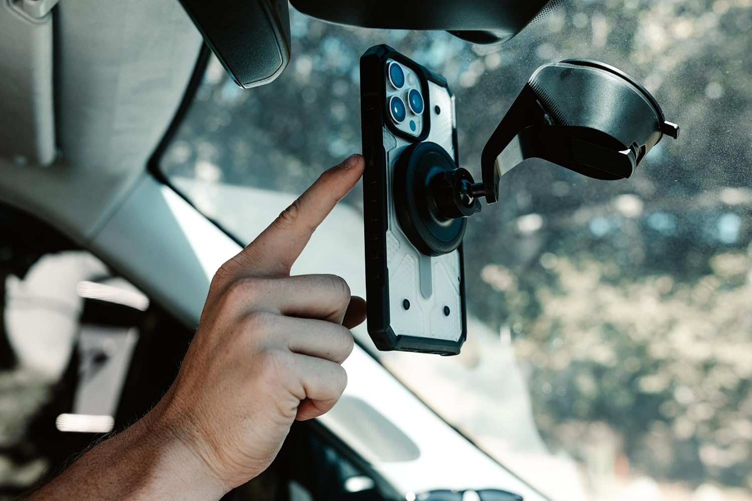 Urban Armor Gear UAG iPhone 15 Plus Case, Pathfinder Mag-Safe Compatible, Slim Fit Rugged Protective Case/Cover Designed for iPhone 15 Plus / 14 Plus (6.7-Inch) (2023) - Dark Ash - mobilecasez