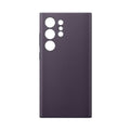 Samsung Galaxy S24 Case- Leather Full Cover Protective Case with Soft Microfiber Lining Samsung S24 Phone Case (Dark violet) - mobilecasez
