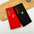 Ferrari FESSIHCN65R Scuderia Silicone Case with Logo Shield for Samsung 25 Plus (Navy Blue) - mobilecasez