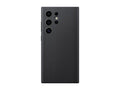 Samsung Galaxy S24 Case- Leather Full Cover Protective Case with Soft Microfiber Lining Samsung S24 Phone Case (Black) - mobilecasez