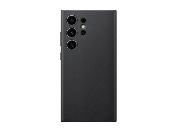 Samsung Galaxy S24 Case- Leather Full Cover Protective Case with Soft Microfiber Lining Samsung S24 Phone Case (Black) - mobilecasez
