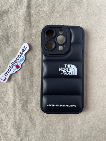 Puffer Case Camera Protection Soft Back Cover for Apple iPhone 13 Pro - The North Face Large