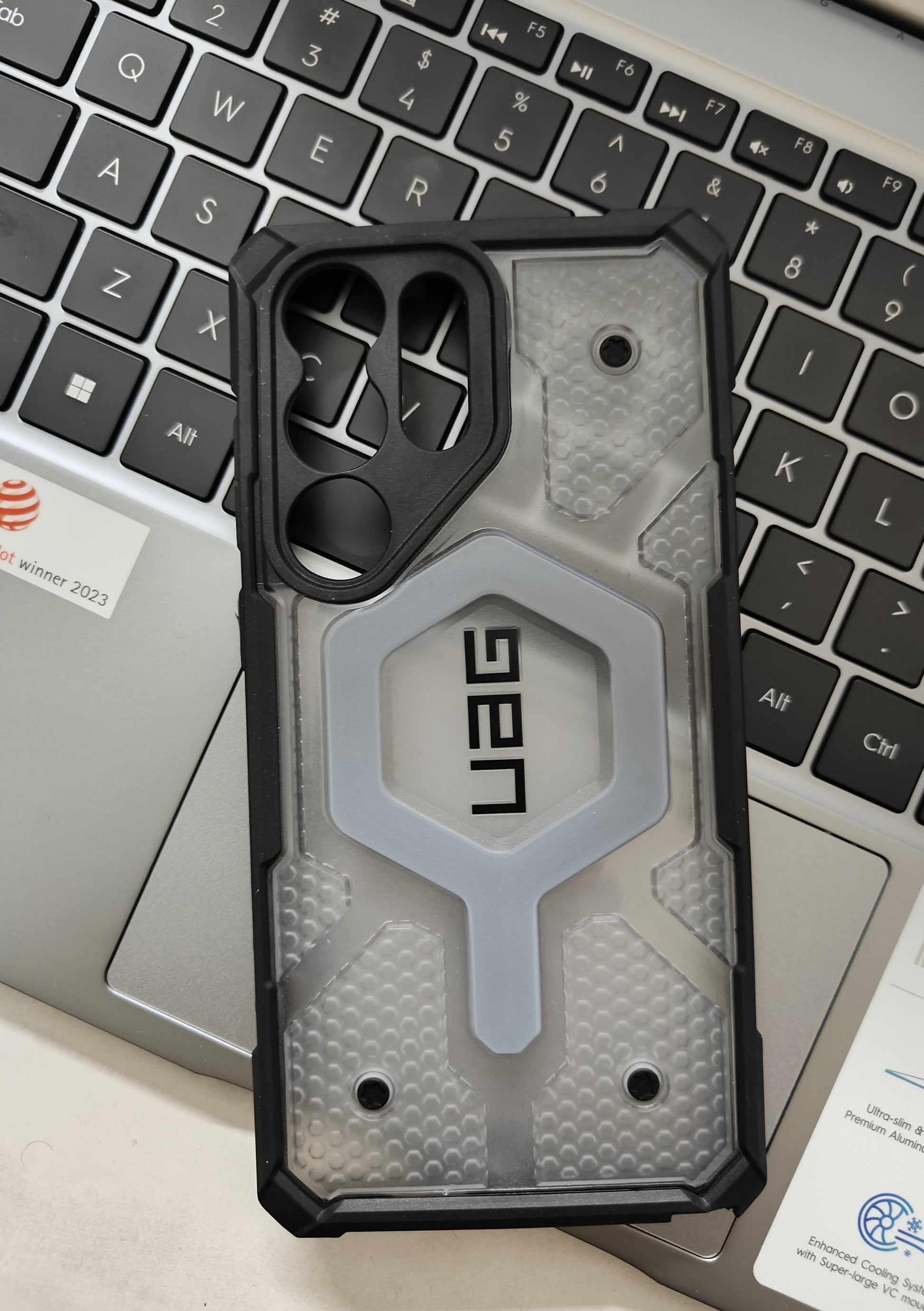 Urban Armor Gear UAG Galaxy S23 UAG Case, Pathfinder Clear Rugged Featherlight Shockproof Protective Case/Cover Designed for Galaxy S23  5G (6.1-inch) 2024, Magnetic Charging Compatible - Ice - mobilecasez