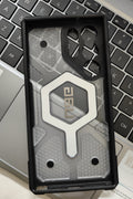 Urban Armor Gear UAG Galaxy S23 UAG Case, Pathfinder Clear Rugged Featherlight Shockproof Protective Case/Cover Designed for Galaxy S23  5G (6.1-inch) 2024, Magnetic Charging Compatible - Ice - mobilecasez