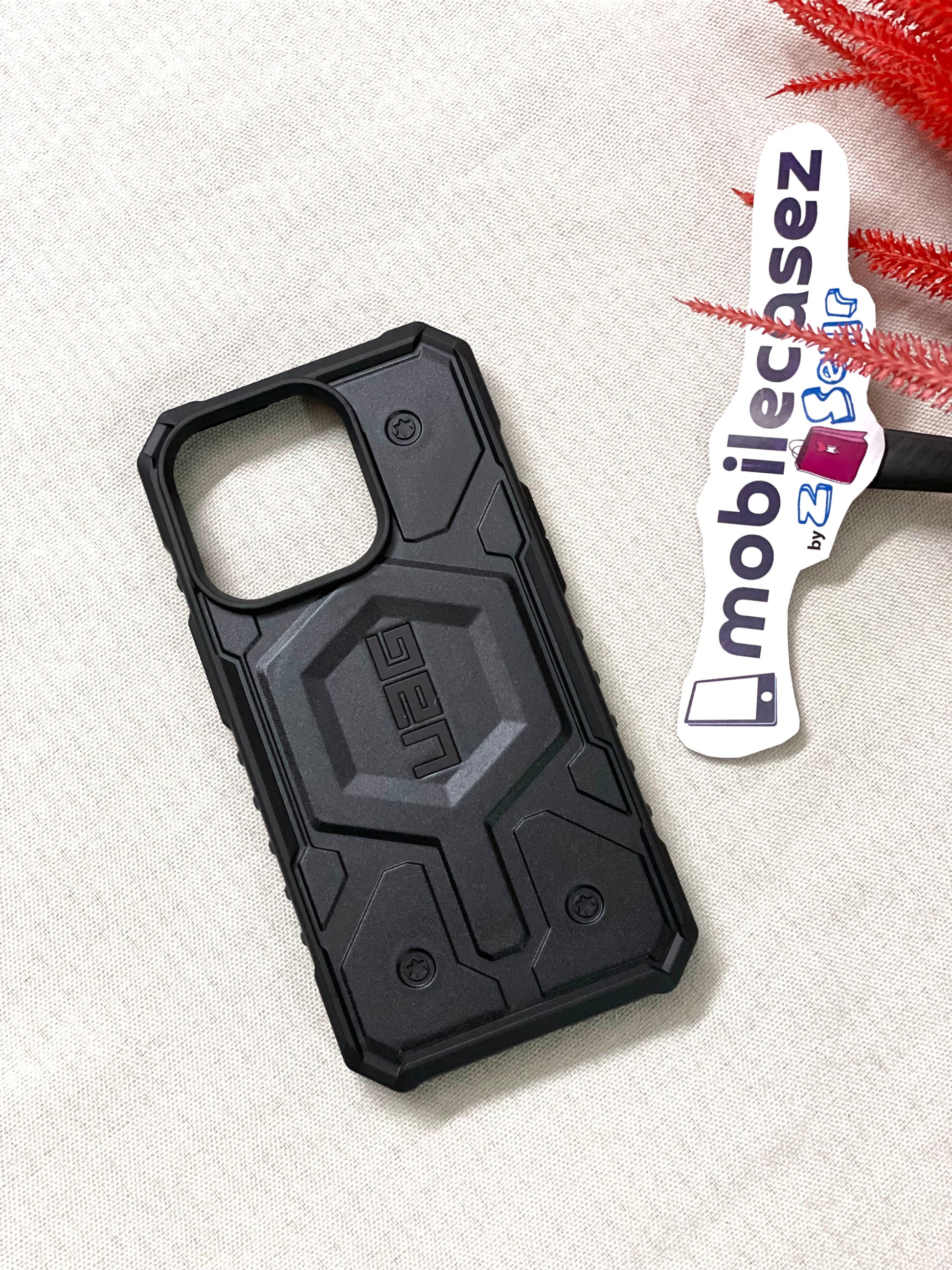 iPhone 15 Armor Cover | Urban Armor iPhone 15 Case, UAG Pathfinder Mag-Safe Compatible, Slim Fit Rugged Protective Case for iPhone 15 - Black - mobilecasez