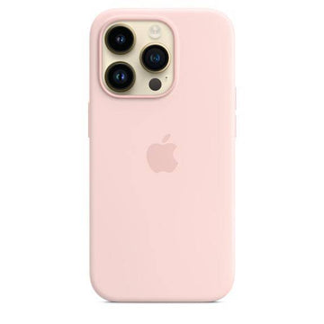 Apple iPhone 15 Pro Max Leather Cover with MagSafe - Pink - mobilecasez