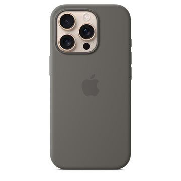 Apple iPhone 16 Pro Max Silicone Case with MagSafe - Stone Grey - mobilecasez