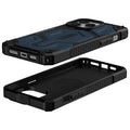 iPhone 15 Pro Armor Cover | Urban Armor iPhone 15 Pro Case, UAG Monarch Pro Mag-Safe Compatible, Slim Fit Rugged Protective Case/Cover Designed for iPhone 15 Pro Blue - mobilecasez