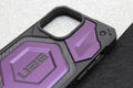 iPhone 14 Pro Armor Cover | Urban Armor iPhone 14 Pro Case, UAG Monarch Pro Mag-Safe Compatible, Slim Fit Rugged Protective Case/Cover Designed for iPhone 14 Pro Purple - mobilecasez