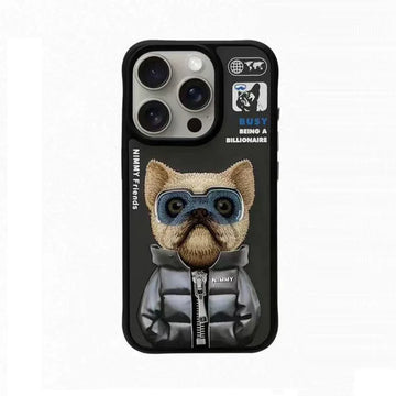 Nimmy Cool And Cute 2.0 IPhone 15 Series Mobile Phone Cases/ BLACK - mobilecasez